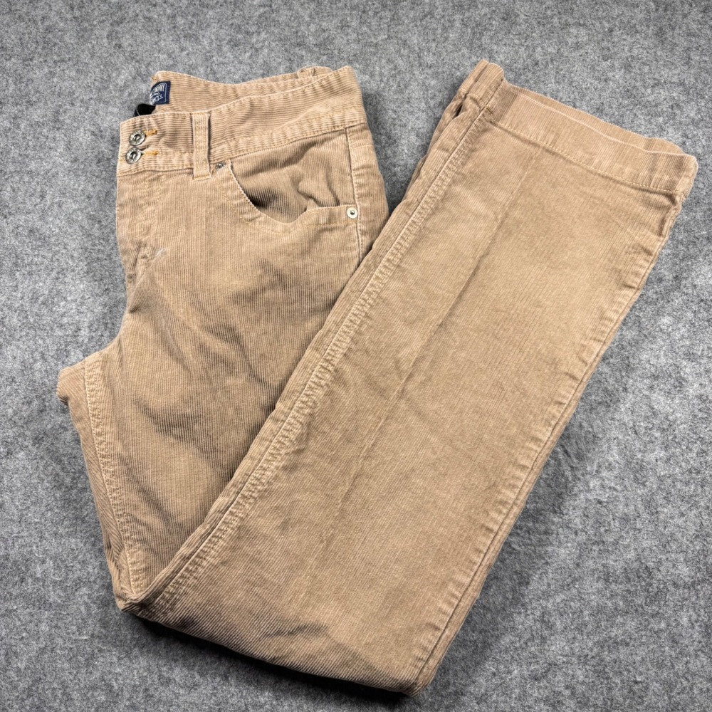 Polo‎ Jeans Co Ralph Lauren Tan Corduroy Bootcut Pants Womens 8x32 Low Rise